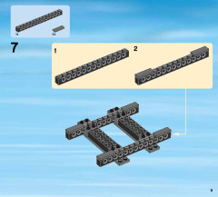 LEGO 60076 instructions page 9 – build guide