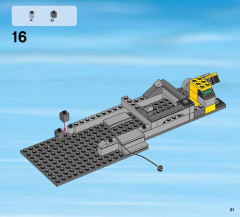 LEGO 60076 instructions page 21 – build guide