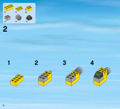 LEGO 60076 instructions page 4 – build guide