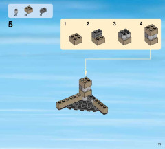 LEGO 60076 instructions page 71 – build guide