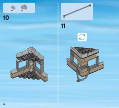 LEGO 60076 instructions page 74 – build guide