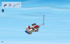 LEGO 60077 instructions page 10 – build guide