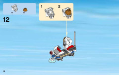 LEGO 60077 instructions page 12 – build guide