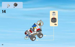 LEGO 60077 instructions page 14 – build guide