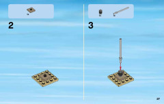 LEGO 60077 instructions page 27 – build guide