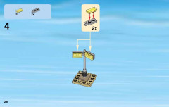 LEGO 60077 instructions page 28 – build guide