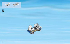 LEGO 60077 instructions page 8 – build guide