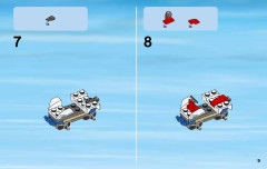 LEGO 60077 instructions page 9 – build guide