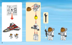 LEGO 60078 instructions page 4 – build guide