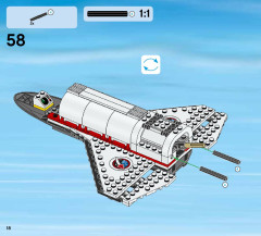 LEGO 60080 instructions page 18 – build guide