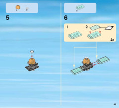LEGO 60080 instructions page 43 – build guide