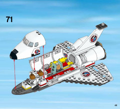 LEGO 60080 instructions page 45 – build guide