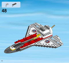 LEGO 60080 instructions page 6 – build guide