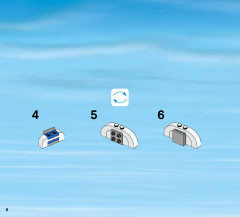 LEGO 60080 instructions page 8 – build guide