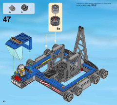 LEGO 60080 instructions page 60 – build guide