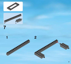 LEGO 60080 instructions page 9 – build guide
