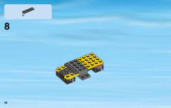 LEGO 60080 instructions page 10 – build guide