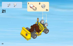 LEGO 60080 instructions page 20 – build guide