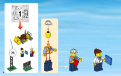 LEGO 60080 instructions page 4 – build guide