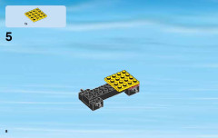 LEGO 60080 instructions page 8 – build guide