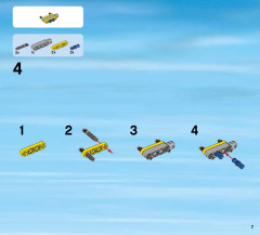 LEGO 60080 instructions page 7 – build guide
