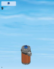 LEGO 60080 instructions page 10 – build guide