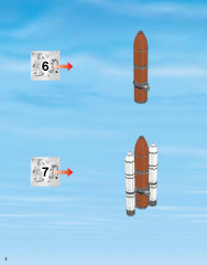 LEGO 60080 instructions page 2 – build guide