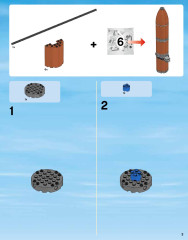 LEGO 60080 instructions page 3 – build guide