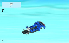 LEGO 60081 instructions page 10 – build guide