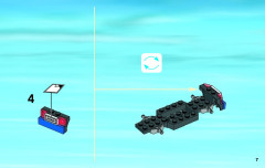 LEGO 60081 instructions page 7 – build guide