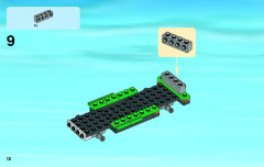 LEGO 60081 instructions page 12 – build guide