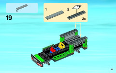 LEGO 60081 instructions page 23 – build guide
