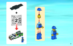 LEGO 60081 instructions page 3 – build guide
