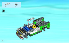 LEGO 60081 instructions page 36 – build guide