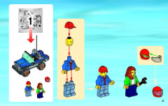LEGO 60082 instructions page 3 – build guide