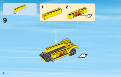 LEGO 60082 instructions page 8 – build guide