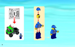 LEGO 60083 instructions page 4 – build guide