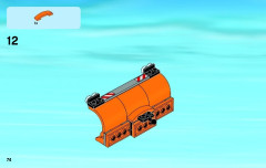 LEGO 60083 instructions page 74 – build guide