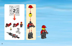 LEGO 60084 instructions page 2 – build guide