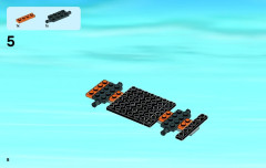 LEGO 60085 instructions page 8 – build guide