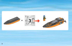 LEGO 60085 instructions page 2 – build guide