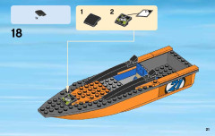 LEGO 60085 instructions page 21 – build guide