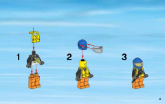 LEGO 60085 instructions page 3 – build guide