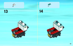 LEGO 60086 instructions page 13 – build guide