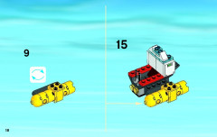 LEGO 60086 instructions page 18 – build guide