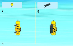 LEGO 60086 instructions page 22 – build guide