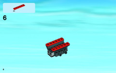 LEGO 60086 instructions page 6 – build guide
