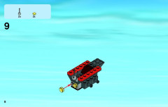 LEGO 60086 instructions page 8 – build guide