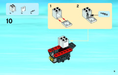 LEGO 60086 instructions page 9 – build guide