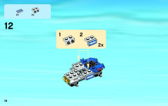 LEGO 60086 instructions page 18 – build guide